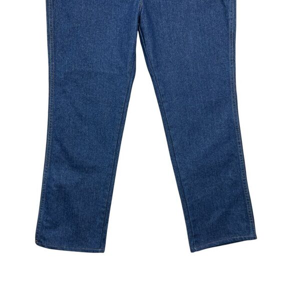 Wrangler Jeans Men's Size 38 Blue Flame Resistant Slim Fit Straight Leg Denim - Picture 4 of 12